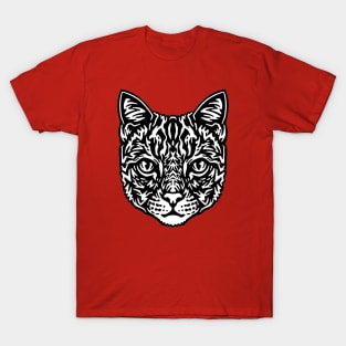 Minimalist Tabby Cat T-Shirt